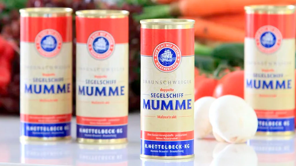 Braunschweiger Mumme, cerveza medieval, cerveza de Braunschweig, Segelschiff-Mumme, cerveza histórica, cerveza marinera, Liga Hanseática cerveza, historia de la cerveza alemana, cerveza sin alcohol Alemania, cerveza souvenir Braunschweig