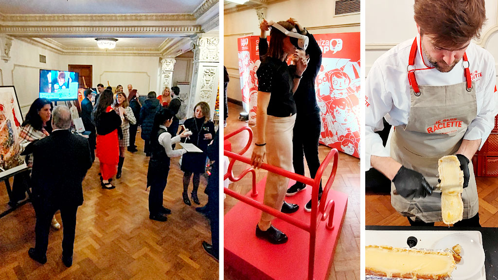 Suiza, Hans-Ruedi Bortis, Confederación Helvética, Fiesta Nacional Suiza, Embajada de Suiza en la Argentina, , Colectividad Suiza, Relaciones bilaterales Suiza-Argentina, Cámara de Comercio Suizo Argentina, Comunidad suiza en Buenos Aires, Diplomacia suiza, Eventos culturales en Buenos Aires, Día de Suiza, FASRA, Kids on the Move, Realidad virtual, Festival Suiza Pop, María Kodama