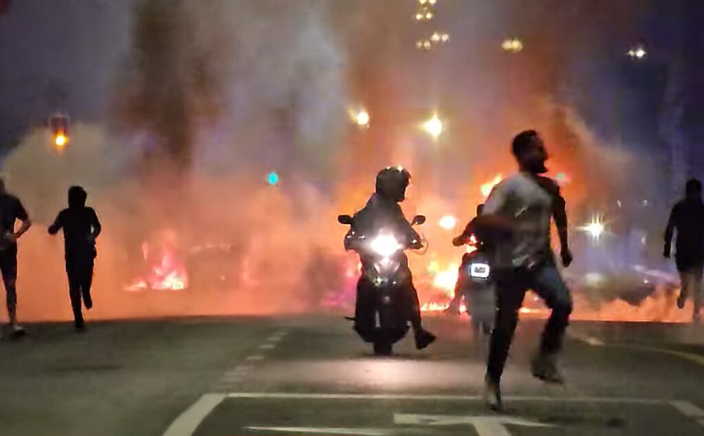 Lausana, Suiza, violencia, inmigrantes