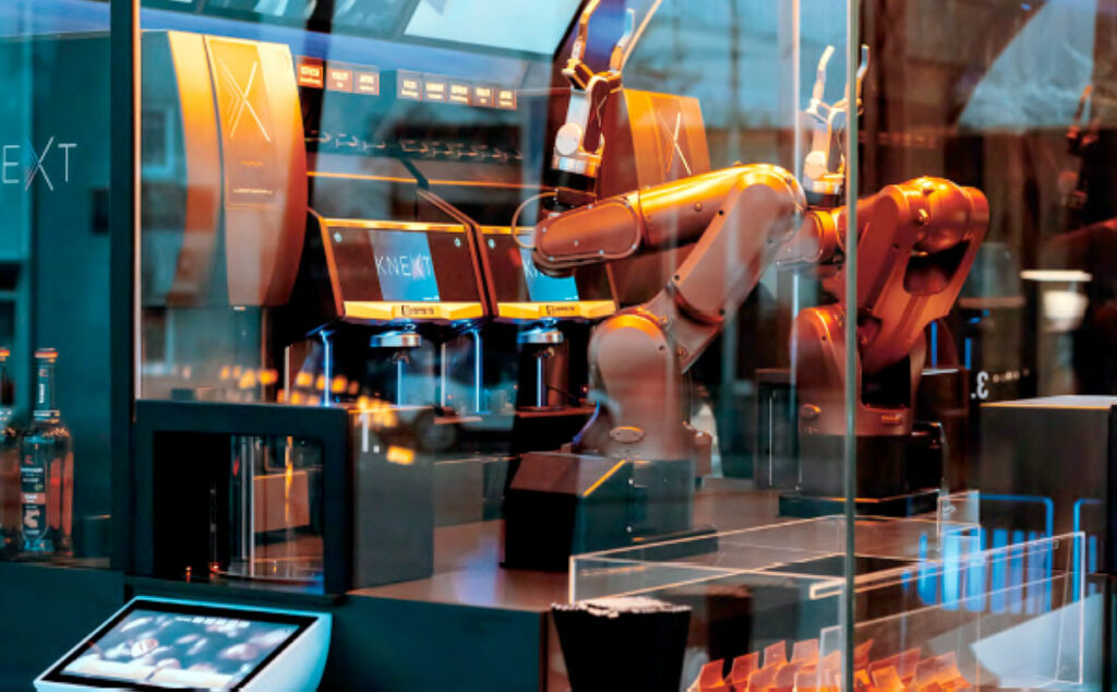 Future Café, gastronomía, robots baristas, inteligencia artificial, barista robot, Harald Rohrmoser, Wanzl, Alemania, gastronomía digital, falta de personal, robótica aplicada, innovación tecnológica, restaurantes inteligentes