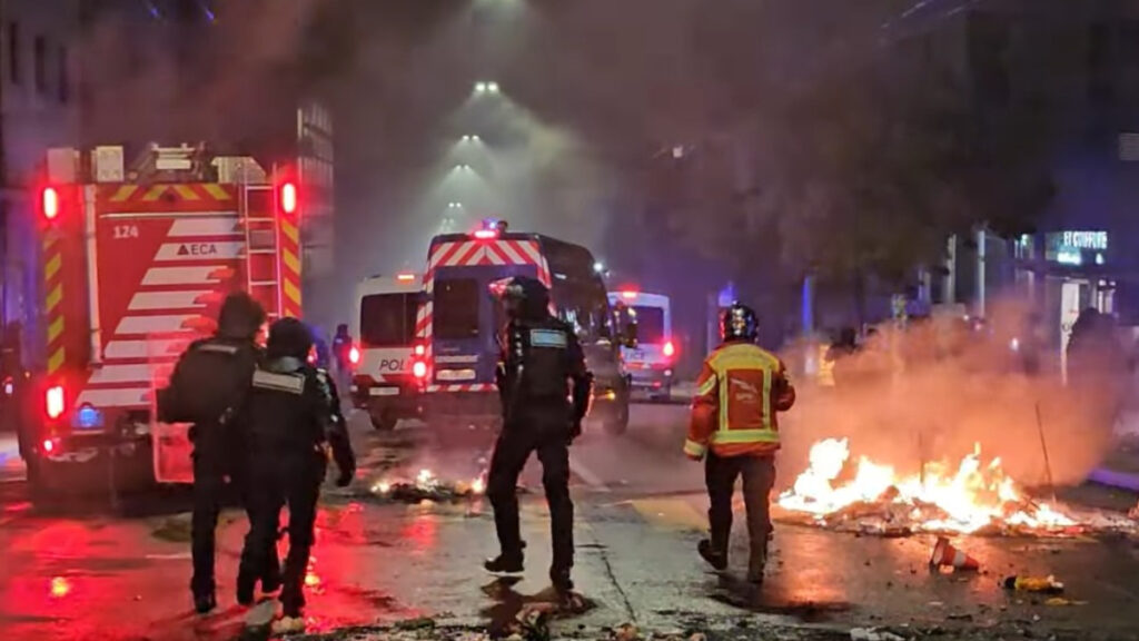 Lausana, Suiza, violencia, inmigrantes