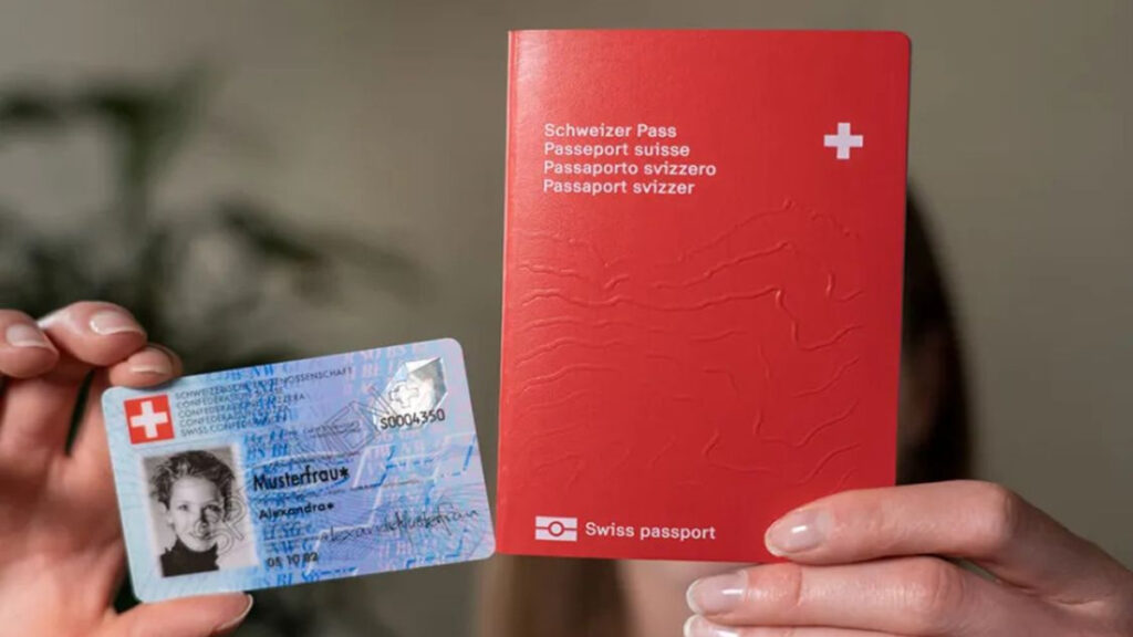 Ciudadanía suiza, Suiza, pasaporte