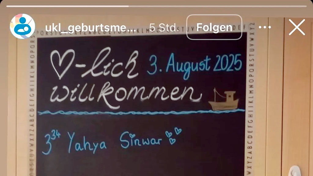Yahya Sinwar, Hospital Universitario de Leipzig, bebés, Hamas, terrorismo, Israel, redes sociales, controversia nombres, libertad de nombres, Alemania