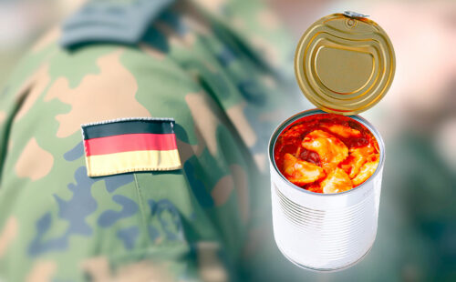 Alemania, seguridad alimentaria, Rusia, raviolis enlatados Alemania, seguridad alimentaria en Europa, Operación Alemania, amenaza rusa OTAN, búnkeres Alemania, ejército alemán 260.000 soldados, reactivación servicio militar Alemania, Friedrich Merz rearme Alemania