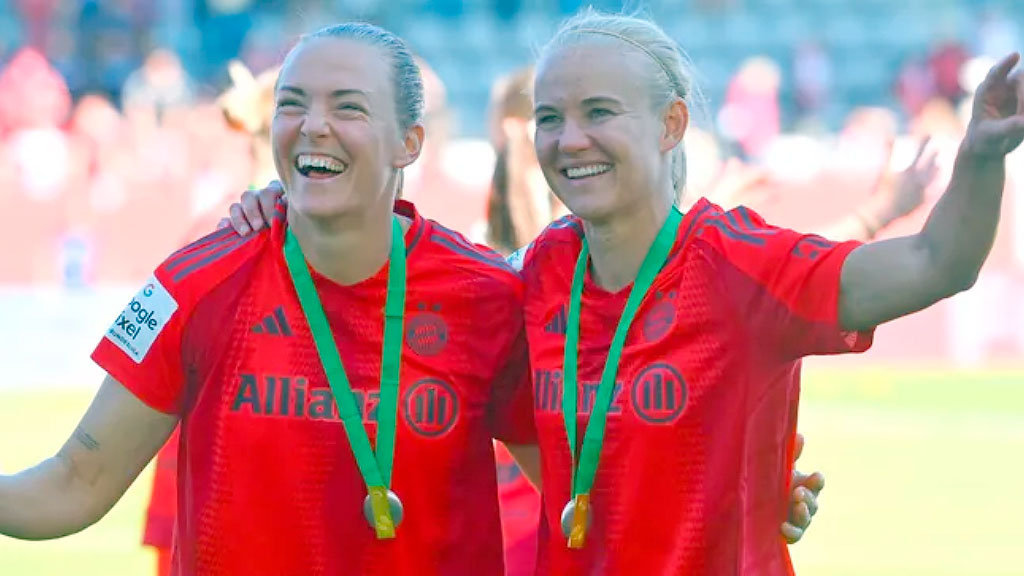 Bayern Múnich femenino, Pernille Harder, Magdalena Eriksson, Frauen-Bundesliga, fútbol femenino Alemania, Allianz Arena récord asistencia, pareja de futbolistas, José Barcala entrenador, contratos jugadoras 2026, título Bundesliga femenina