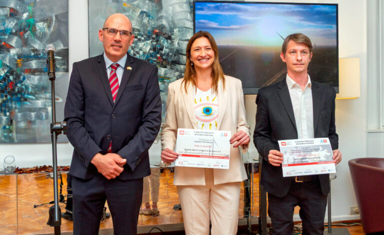 Cámara de Comercio Suizo Argentina, Concurso Acciones Positivas, Embajador de Suiza, premios sustentabilidad Argentina, impacto social empresas, acciones de inclusión, innovación y tecnología social, premios CCSA 2025, responsabilidad social empresaria Argentina, Fundación Boreal, Gino Tubaro prótesis 3D