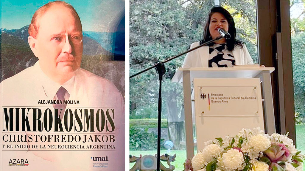 Christofredo Jakob, neurociencia , 200 años de inmigración alemana en la Argentina, Centro DIHA, Embajada de Alemania, historia de la ciencia en Argentina, científicos germano-argentinos, Alejandra Molina, patrimonio científico argentino, comunidad germano-parlante
