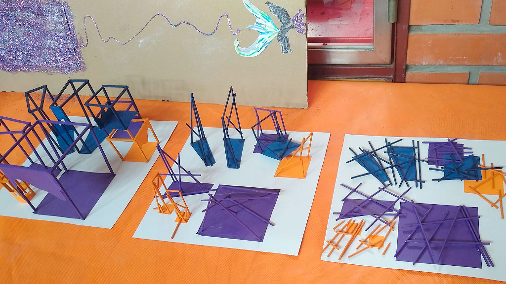 Kunst, Goethe-Schule, Abstraktion, Kunstunterricht, Schülererfahrung, künstlerischer Prozess, Kunst und Bildung Argentinien