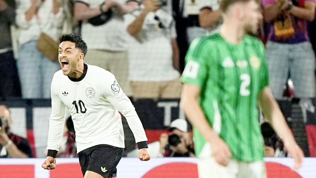 Nadiem Amiri, selección alemana de fútbol, Mundial 2026, Alemania vs Irlanda del Norte, Julian Nagelsmann, clasificatorias Mundial 2026, Mainz 05, insultos racistas en el fútbol alemán, fútbol y xenofobia, Bundesliga, futbolistas hijos de refugiados