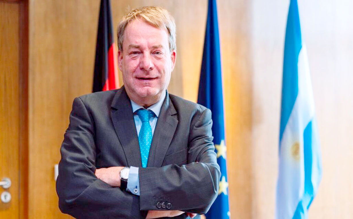 Dieter Lamlé, Deutschen Botschaft in Buenos Aires, 35 Jahre deutsche Wiedervereinigung, 200 Jahre deutsche Einwanderung Argentinien, Mercosur EU Abkommen, Argentinien Deutschland Beziehungen, deutsche Unternehmen Argentinien, deutsch-argentinische Kultur, Demokratie weltweit, Max Planck Institut Argentinien, Berliner Philharmoniker Teatro Colón