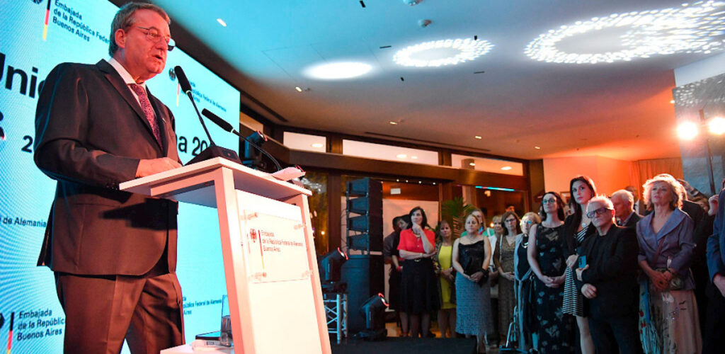 Día de la Unidad Alemana, Embajada de Alemania, Dieter Lamlé,