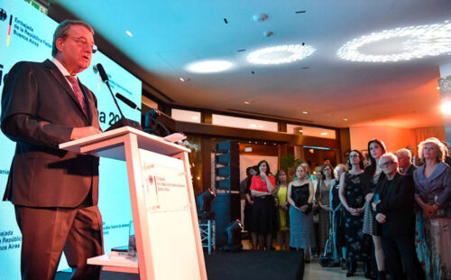 Día de la Unidad Alemana, Embajada de Alemania, Dieter Lamlé,