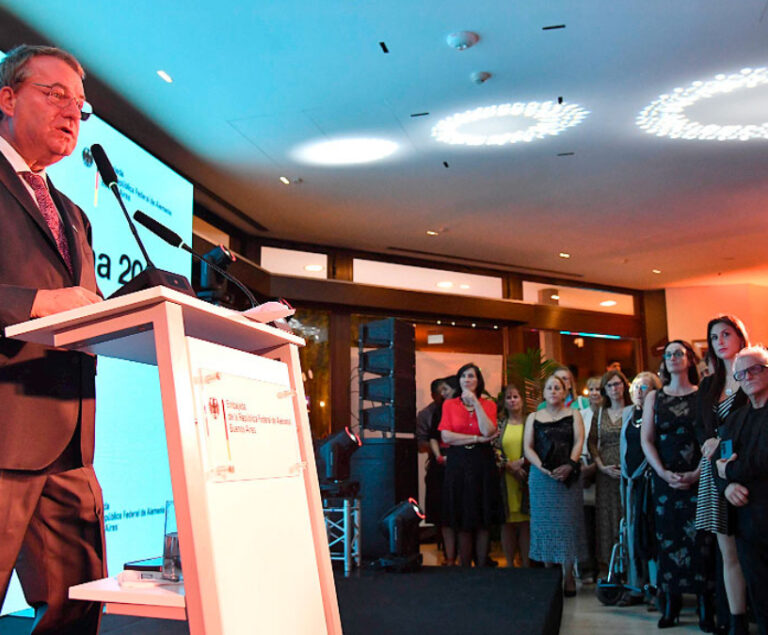 Día de la Unidad Alemana, Embajada de Alemania, Dieter Lamlé,