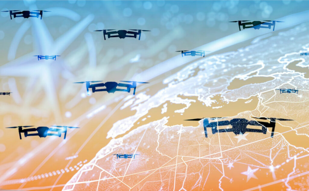 Drones, Europa, OTAN, Alemania, muralla de drones, Boris Pistorius, defensa aérea contra drones, OTAN flanco oriental, incursiones rusas espacio aéreo, Andrius Kubilius, Ruben Brekelmans, Volodímir Zelensky, Hanno Pevkur, seguridad europea