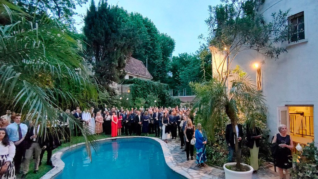 Embajada de Austria, Fiesta Nacional de Austria, Gerhard Mayer, comunidad austríaca en Argentina, relaciones Austria Argentina, evento diplomático Austria, cultura austríaca en Buenos Aires, Mozarteum Argentino, Austria Consejo de Seguridad ONU, gastronomía austríaca