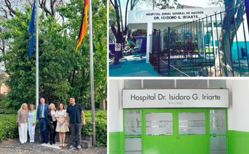 cooperación bilateral, Hospital de Quilmes, Embajada de Alemania, subsidio hospitalario, quirófano modernizado, salud pública Argentina, comunidad germano-argentina, Sandra Torres MyS Ingeniería, Cámara de Comercio Alemana, equipamiento médico moderno
