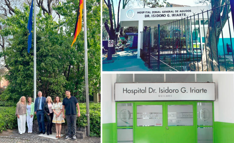 cooperación bilateral, Hospital de Quilmes, Embajada de Alemania, subsidio hospitalario, quirófano modernizado, salud pública Argentina, comunidad germano-argentina, Sandra Torres MyS Ingeniería, Cámara de Comercio Alemana, equipamiento médico moderno
