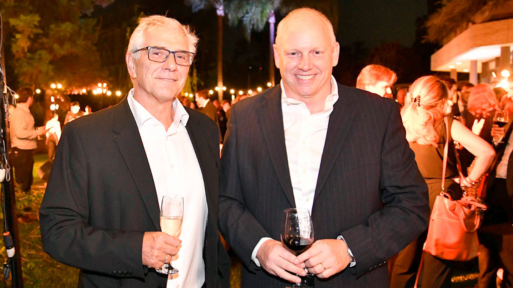 Embajada de Alemania, Dieter Lamlé, 200 años de inmigración alemana en la Argentina, reunificación alemana, comunidad alemana en Argentina, 35 años reunificación, 200 años inmigración, Dieter Lamlé, Muro de Berlín, galería de fotos evento diplomático