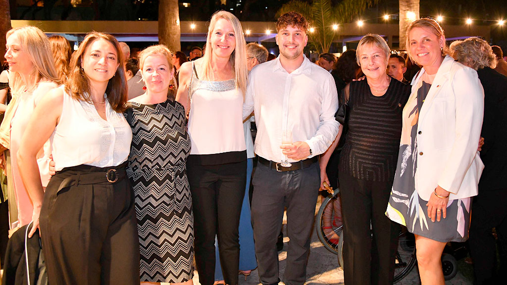 Embajada de Alemania, Dieter Lamlé, 200 años de inmigración alemana en la Argentina, reunificación alemana, comunidad alemana en Argentina, 35 años reunificación, 200 años inmigración, Dieter Lamlé, Muro de Berlín, galería de fotos evento diplomático