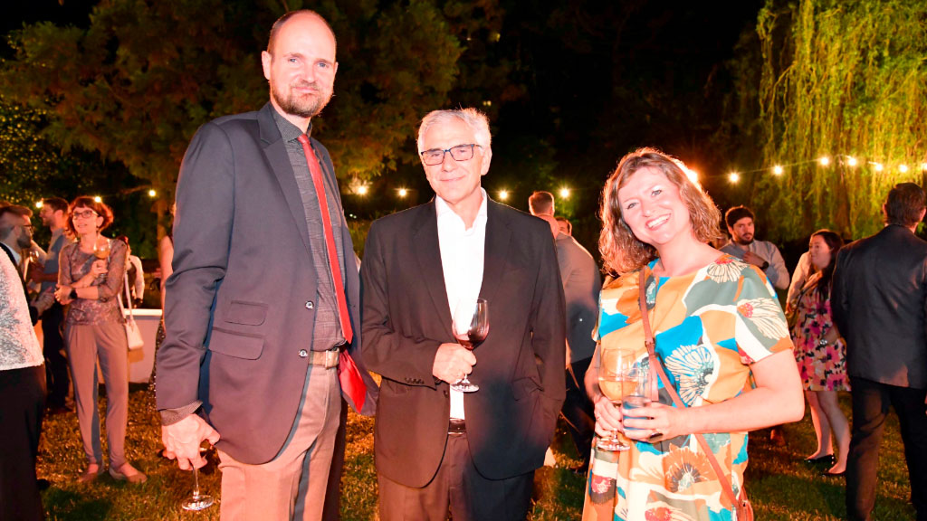 Embajada de Alemania, Dieter Lamlé, 200 años de inmigración alemana en la Argentina, reunificación alemana, comunidad alemana en Argentina, 35 años reunificación, 200 años inmigración, Dieter Lamlé, Muro de Berlín, galería de fotos evento diplomático