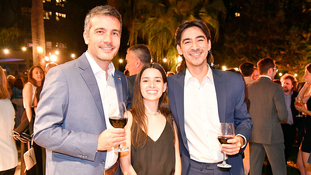 Embajada de Alemania, Dieter Lamlé, 200 años de inmigración alemana en la Argentina, reunificación alemana, comunidad alemana en Argentina, 35 años reunificación, 200 años inmigración, Dieter Lamlé, Muro de Berlín, galería de fotos evento diplomático