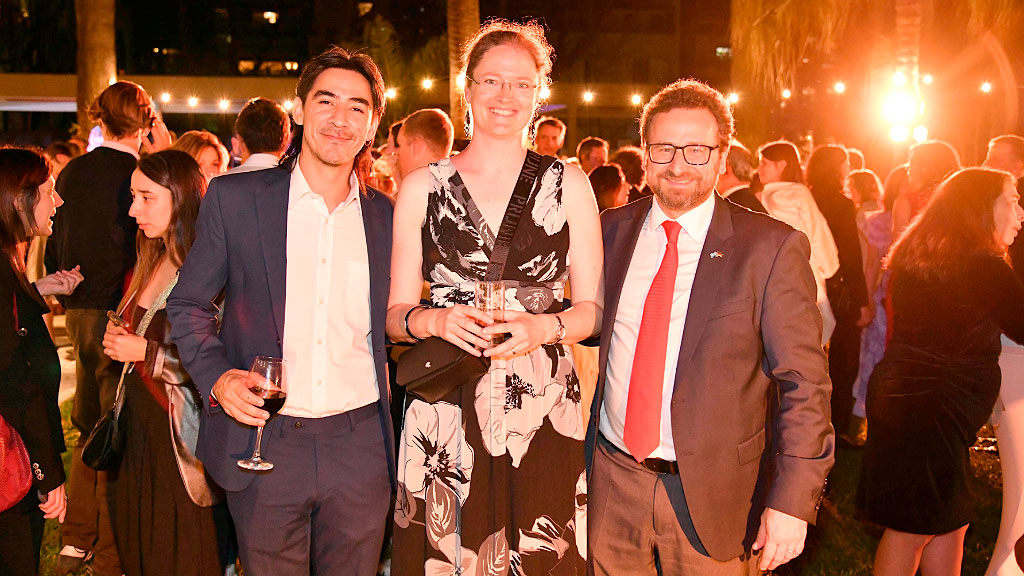 Embajada de Alemania, Dieter Lamlé, 200 años de inmigración alemana en la Argentina, reunificación alemana, comunidad alemana en Argentina, 35 años reunificación, 200 años inmigración, Dieter Lamlé, Muro de Berlín, galería de fotos evento diplomático