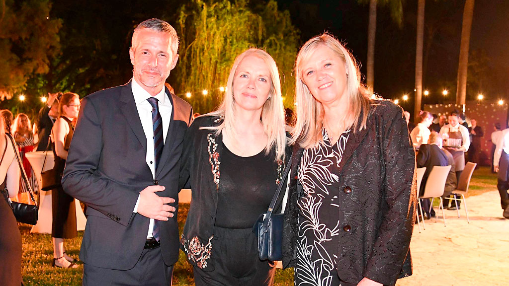 Embajada de Alemania, Dieter Lamlé, 200 años de inmigración alemana en la Argentina, reunificación alemana, comunidad alemana en Argentina, 35 años reunificación, 200 años inmigración, Dieter Lamlé, Muro de Berlín, galería de fotos evento diplomático