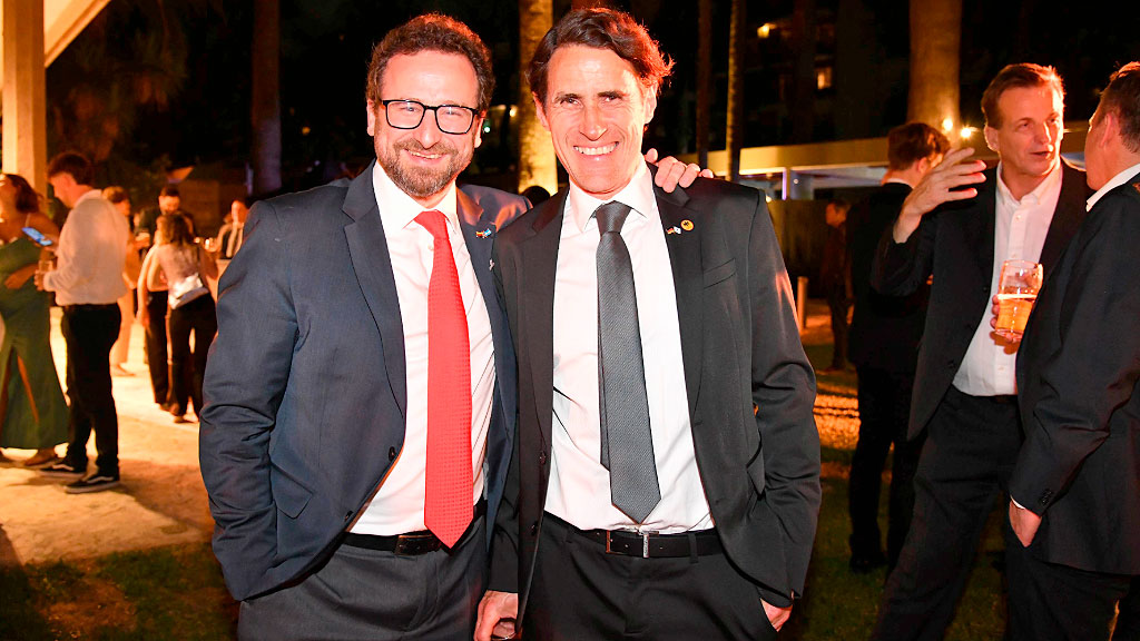 Embajada de Alemania, Dieter Lamlé, 200 años de inmigración alemana en la Argentina, reunificación alemana, comunidad alemana en Argentina, 35 años reunificación, 200 años inmigración, Dieter Lamlé, Muro de Berlín, galería de fotos evento diplomático