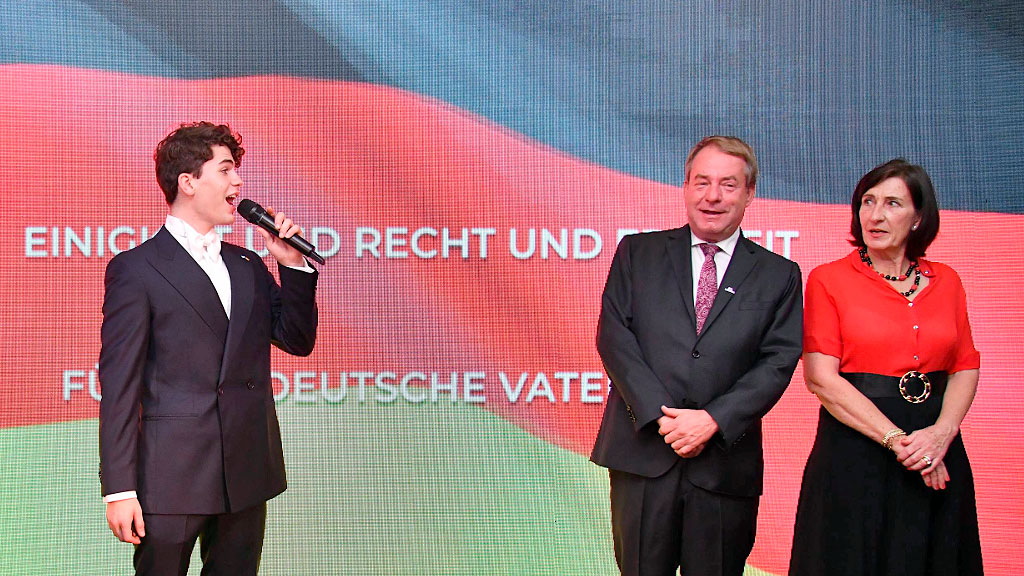 Embajada de Alemania, reunificación alemana, 200 años de inmigración alemana en la Argentina, Dieter Lamlé, comunidad germanoparlante en Argentina, Fiesta nacional alemana, relaciones Argentina Alemania, acuerdo Unión Europea Mercosur, rehenes argentinos liberados Hamas, productos alemanes en Argentina, colonias alemanas del interior,