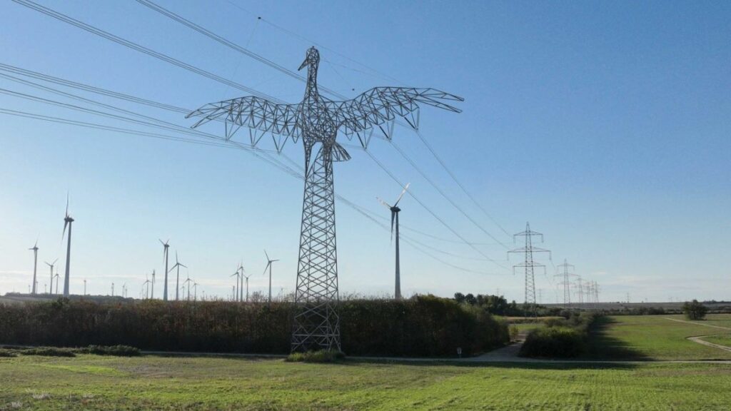 Austria convierte torres de alta tensión en esculturas de animales para integrar arte y energía