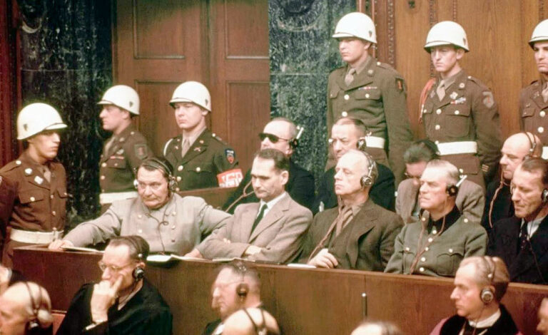 Juicios de Núremberg, derecho internacional, memoria histórica, crímenes de guerra, Alemania posguerra, memoria histórica, Segunda Guerra Mundial, genocidio nazi, Hermann Göring, Rudolf Hess, Tribunal Militar Internacional