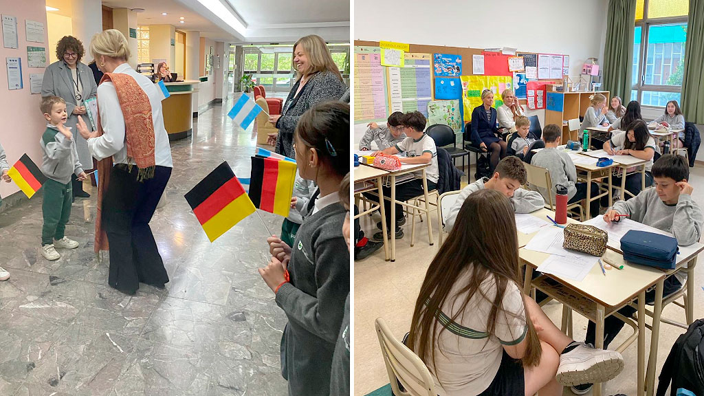 Simone Oldenburg, Instituto Ballester Deutsche Schule, Conferencia de Ministros de Educación de Alemania, visita oficial Alemania Argentina, Bildungsministerkonferenz BMK, Conferencia de Ministros de Educación de Alemania, escuelas alemanas en Buenos Aires, formación dual BBZ, Cámara de Industria y Comercio Argentino-Alemana, educación intercultural, comunidad germano-argentina, estudios en Alemania, colegio alemán en Villa Ballester