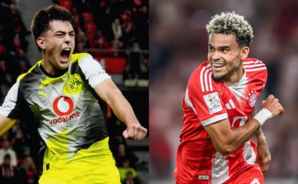 Bundesliga, Borussia Dortmund, Bayern Munich, Aaron Anselmino, Luis Díaz