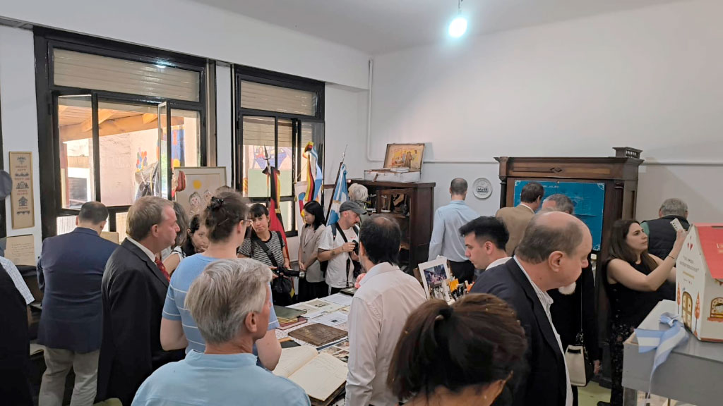 Hogar María Luisa, Sala Museo, 200 años amistad, Embajador Alemania Argentina Dieter Lamlé, museo comunidad alemana Argentina, expupilos Hogar María Luisa, inauguración Sala Museo noviembre, patrimonio alemán Buenos Aires, San Martín comunidad alemana, infancia niñez alemana Argentina