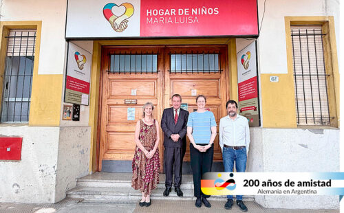 Hogar María Luisa, Sala Museo, 200 años amistad, Embajador Alemania Argentina Dieter Lamlé, museo comunidad alemana Argentina, expupilos Hogar María Luisa, inauguración Sala Museo noviembre, patrimonio alemán Buenos Aires, San Martín comunidad alemana, infancia niñez alemana Argentina
