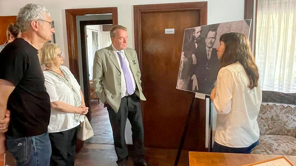 Dieter Lamlé, Villa Gesell, Carlos Idaho Gesell, embajador Alemania Argentina, Sociedad Alemana Villa Gesell, 200 años amistad Alemania Argentina, colonias alemanas Buenos Aires, inmigración alemana Argentina, familias pioneras alemanas, Chalet Don Carlos, Argentinisches Tageblatt, Olavarría, Tandil