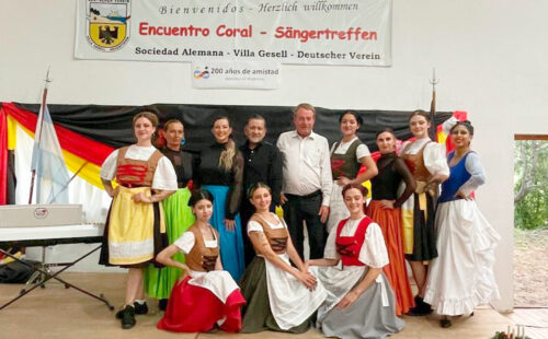 Dieter Lamlé, Villa Gesell, Carlos Idaho Gesell, embajador Alemania Argentina, Sociedad Alemana Villa Gesell, 200 años amistad Alemania Argentina, colonias alemanas Buenos Aires, inmigración alemana Argentina, familias pioneras alemanas, Chalet Don Carlos, Argentinisches Tageblatt, Olavarría, Tandil