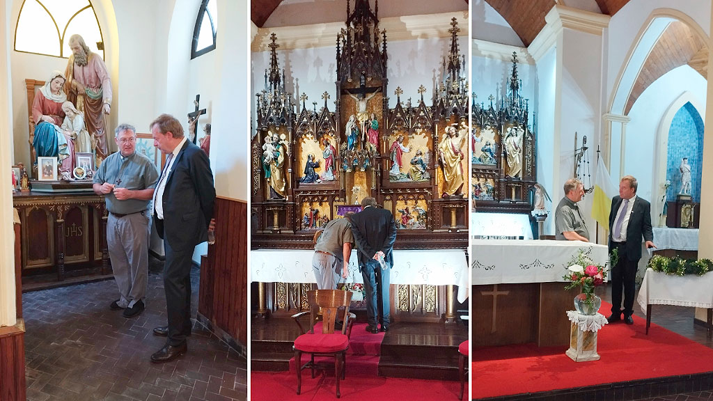 Dieter Lamlé, Alemanes del Volga, Colonias Alemanes del Volga, Colonia Hinojo, Colonia San Miguel, Colonia Nievas, Comunidad germano-argentina, 200 años de amistad Alemania Argentina, Argentinisches Tageblatt, Municipio de Olavarría, Inmigración alemana en Argentina, Volga alemán, Federación de Asociaciones Argentino-Germanas (FAAG), Historia alemana en Buenos Aires y Provincia, Visita diplomática Alemania Argentina