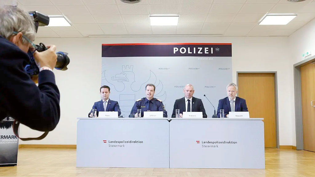 Stefanie P., Graz, Eslovenia, Influencer asesinada, Austria, Crimen pasional, Maribor, Policía Criminal Estiria, Extradición, Gerald Ortner, Markus Haas, Fiscalía Graz, Christian Kroschl