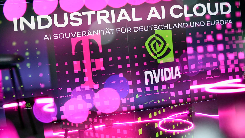 AI Industrial Cloud, Deutsche Telekom, Friedrich Merz, inteligencia artificial Alemania, Deutsche Telekom Nvidia, centro datos IA Alemania, soberanía digital alemana, GPUs inteligencia artificial, Friedrich Merz IA, industria alemana inteligencia artificial, Múnich tecnología, dependencia tecnológica europea
