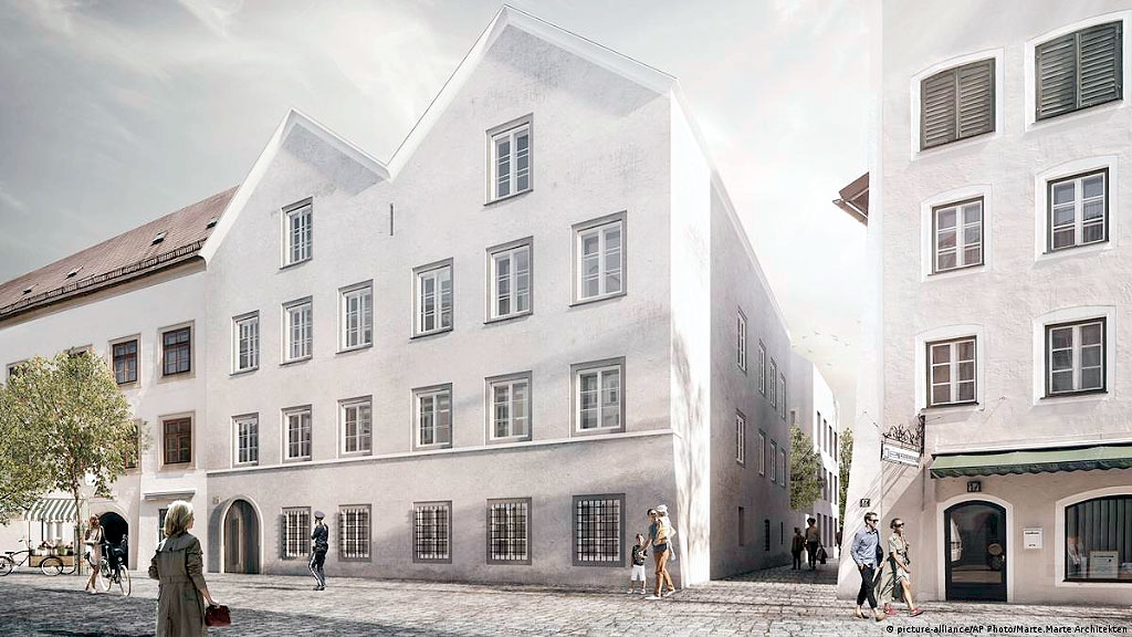 Adolf Hitler, Braunau am Inn, Austria, casa natal Hitler comisaría Braunau am Inn, casa Hitler Austria policía, Braunau am Inn Adolf Hitler, casa natal Hitler reconversión, memoria histórica Austria nazismo, ministerio interior Austria Hitler, neonazis Braunau am Inn
