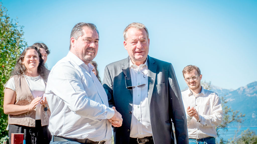 Dieter Lamlé, San Martín de los Andes, Villa La Angostura, embajador alemán Argentina, bicentenario inmigración alemana, San Martín de los Andes, Villa La Angostura, relaciones Argentina Alemania, descendientes alemanes Argentina, comunidad germano-argentina, Neuquén Patagonia, cooperación bilateral Argentina Alemania