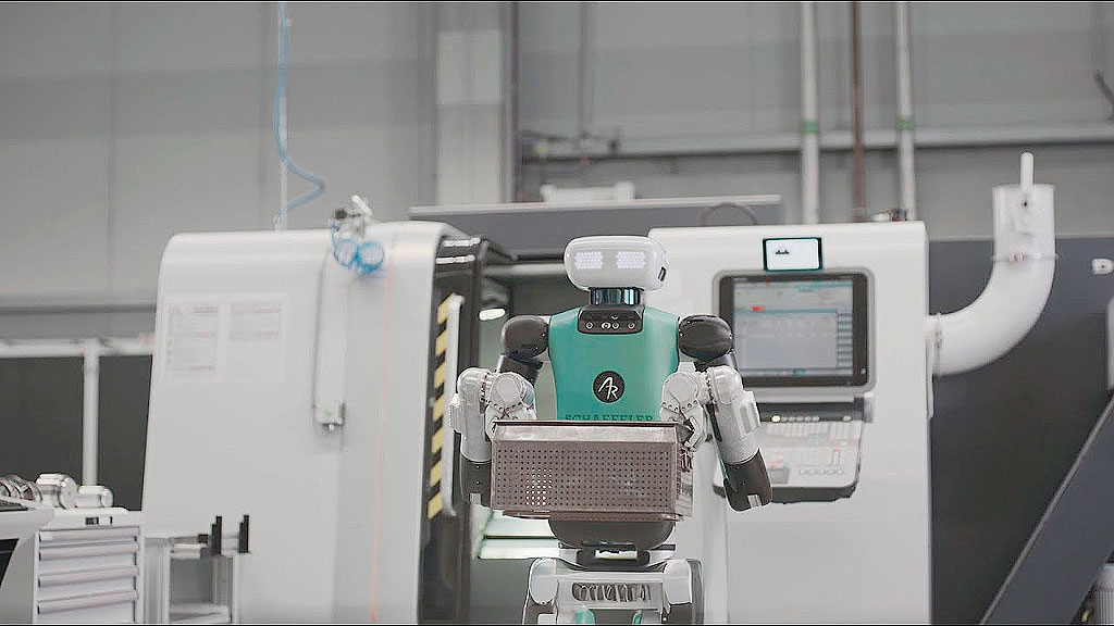 Schaeffler, robots humanoides, Tesla, inteligencia artificial, Elon Musk, robots industriales, tecnología alemana, actuadores robóticos, automatización industrial, Herzogenaurach, innovación robótica