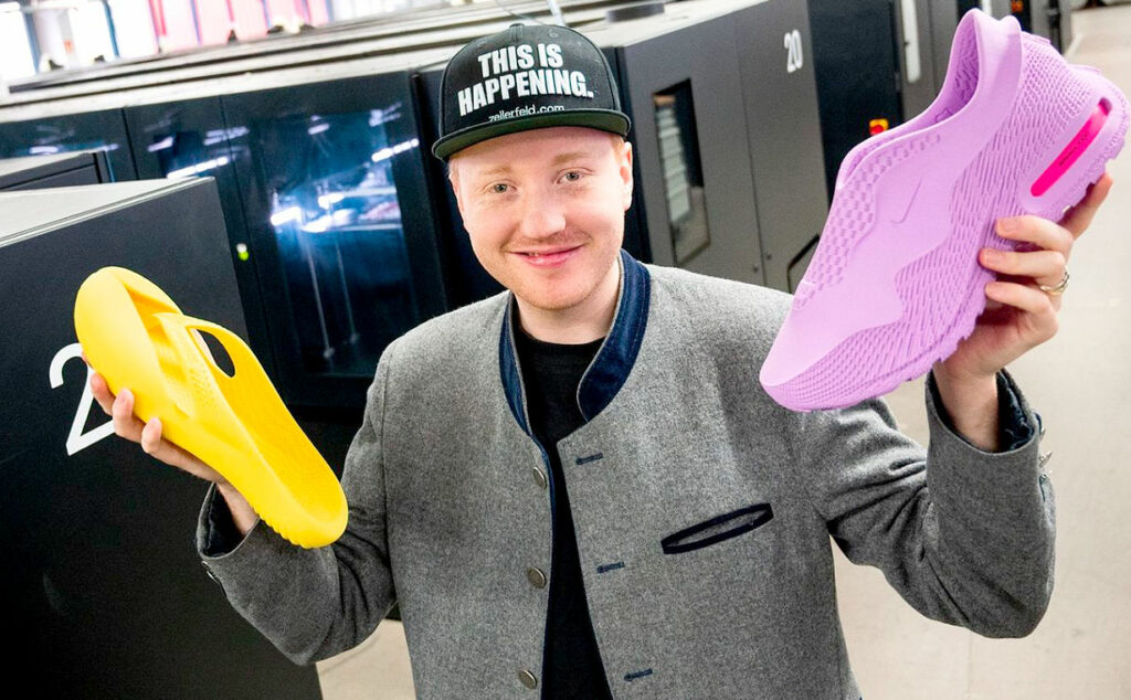 Zellerfeld, Impresión 3D, Cornelius Schmitt, zapatillas 3D, Nike Zellerfeld, startup calzado Hamburgo, impresoras 3D calzado Alemania, Cornelius Schmitt Zellerfeld, zapatillas personalizadas 3D, revolución industria calzado