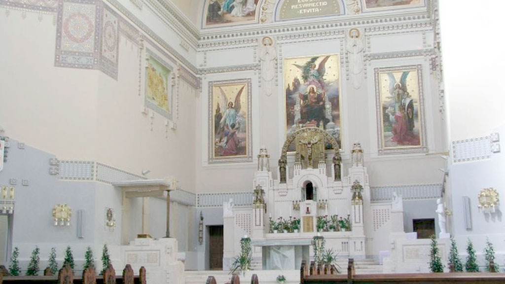 iglesia, Cementerio Central de Viena, silent disco, iglesia San Carlos Borromeo, iglesia Viena silent disco, Cementerio Central Viena evento cultural