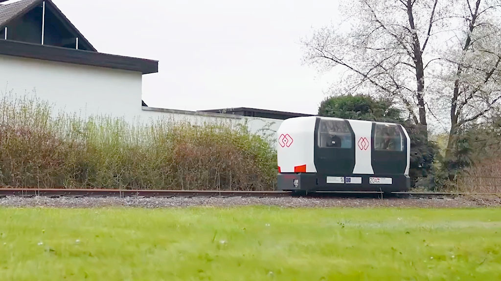 MONOCAB OWL, Renania del Norte-Westfalia, movilidad rural, Alemania, monorraíl autónomo, vías abandonadas, transporte rural