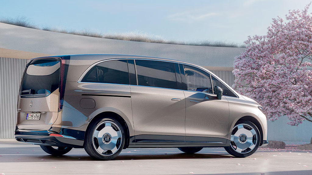 Mercedes-Benz, monovolumen eléctrico, movilidad Premium, Mercedes VLE eléctrico, monovolumen eléctrico de lujo, Mercedes VAN.EA, autonomía 700 kilómetros eléctrico, Mercedes Vitoria España, carga 800 voltios furgoneta, Mercedes VLE precio, MBUX Superscreen, monovolumen 8 plazas eléctrico, Mercedes VLE vs Clase V