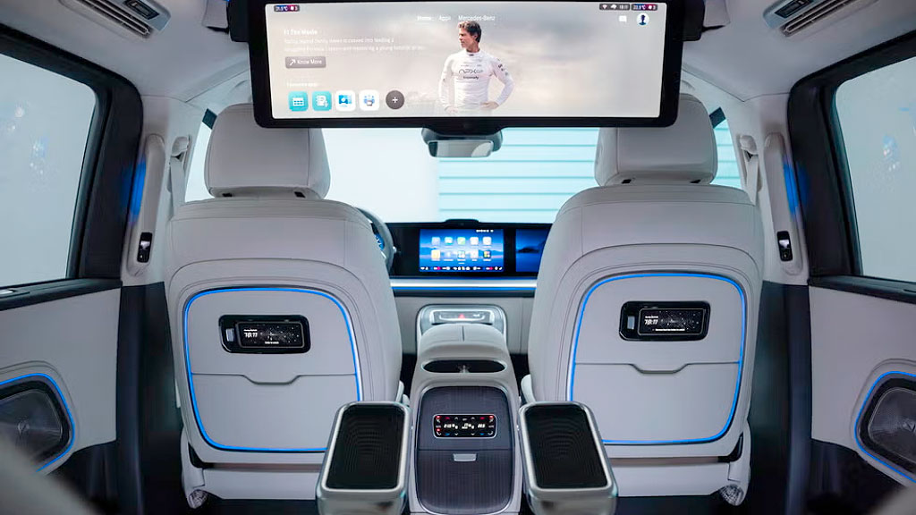 Mercedes-Benz, monovolumen eléctrico, movilidad Premium, Mercedes VLE eléctrico, monovolumen eléctrico de lujo, Mercedes VAN.EA, autonomía 700 kilómetros eléctrico, Mercedes Vitoria España, carga 800 voltios furgoneta, Mercedes VLE precio, MBUX Superscreen, monovolumen 8 plazas eléctrico, Mercedes VLE vs Clase V