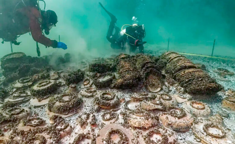 Arqueología subacuática, Lago de Neuchâtel, Suiza, Imperio Romano, naufragio