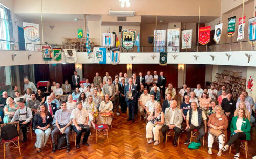FAAG, Stiftung Verbundenheit, Bernd Fabritius, Ministerio Federal del Interior de Alemania, asociaciones argentino-alemanas, Deutscher Verein Marienheim, Holmbergschule Quilmes, Club Jahnheide, Centro Ana Frank Buenos Aires, #JungesNetzwerk, Cámara Argentino-Alemana AHK, Germán Lehrke, Marco Just Quiles, comunidad alemana Argentina